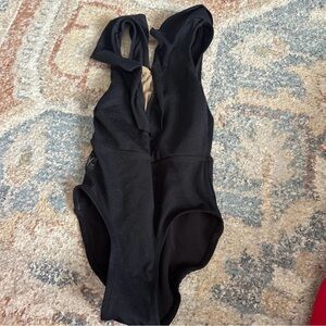 Stylish Black Kids Dance Leotard